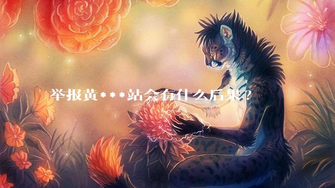 举报黄***站会有什么后果?
